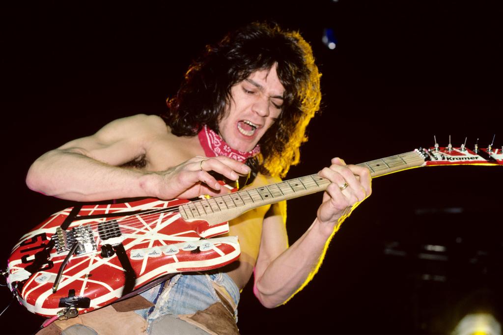 Guitarra listrada do Eddie Van Halen